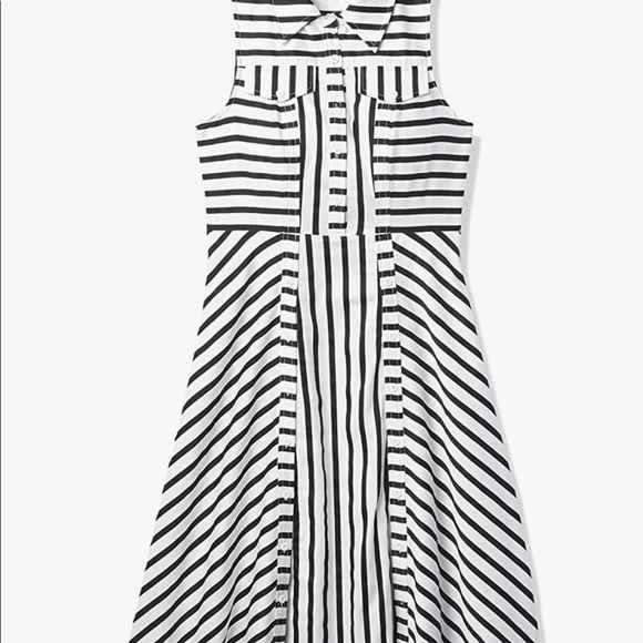 Julia Jordan Women's Shirt Dress Striped with Collar and Pockets size 8 - Picture 4 of 14